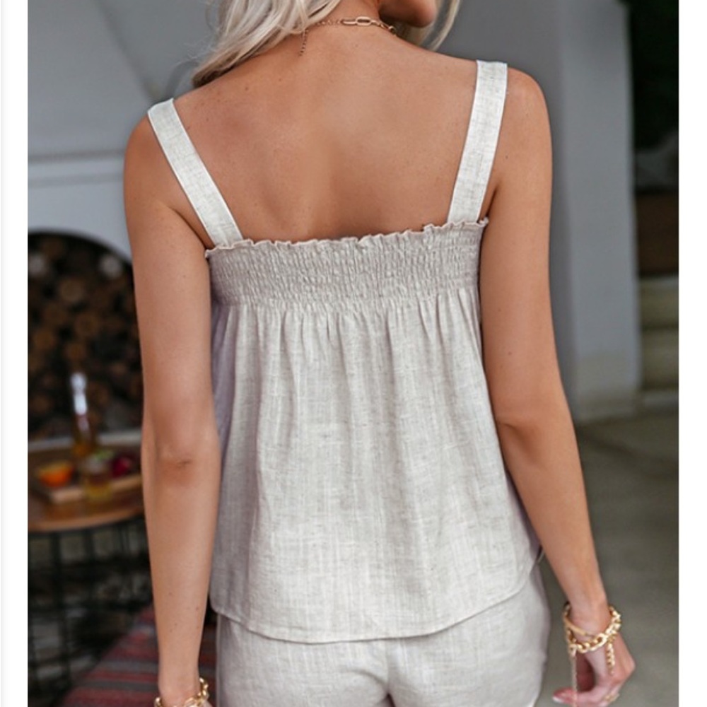 Linen Tank ❤️ - Picture 7 of 7